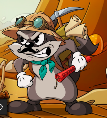 Le Digger machine à sous — personnage Smokey