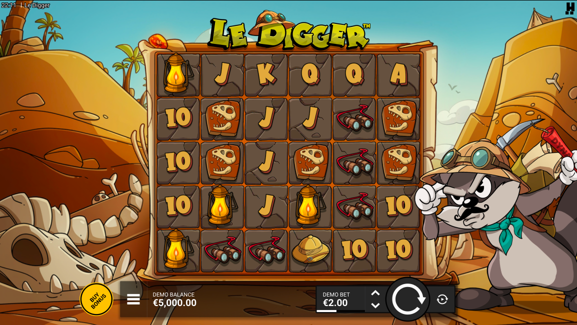 Scène de jeu Le Digger
